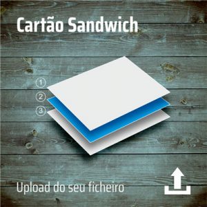 Cartão de visita sandwich