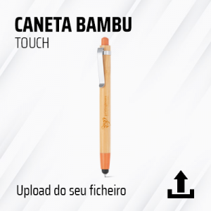 Esferográfica em Bambu personalizada touch